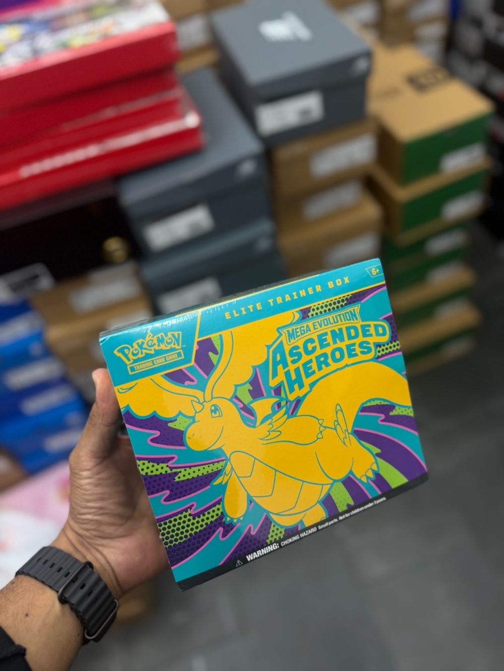 Ascended Heroes Mega Evolution Elite Trainer Box - Yellow